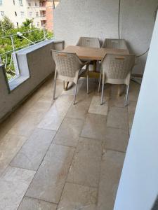 A balcony or terrace at EVİM APART HOTEL