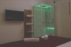 Koupelna v ubytování T rooms
