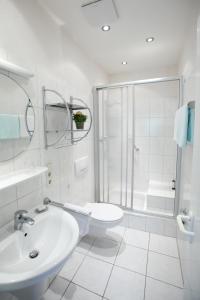 Koupelna v ubytování Hotel Mietz