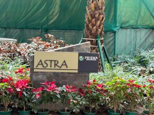 a sign for asia in a display of plants at 2BR Condo Unit at Prisma Residences in Manila