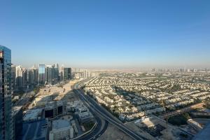an aerial view of a city with buildings at Clever Guest Concorde JLT in Dubai