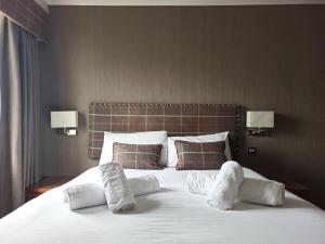 Letto o letti in una camera di Anchor Hotel and Seabed Restaurant
