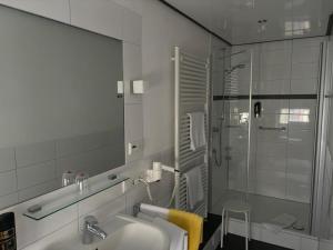 Koupelna v ubytování Hotel Mietz