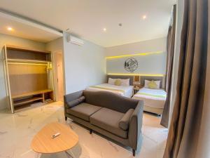 Krevet ili kreveti u jedinici u okviru objekta Facade Hotel by Azana