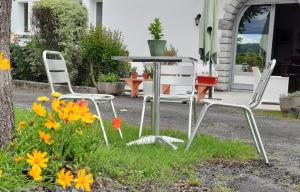 Zahrada ubytování Auberge Béarn Bigorre