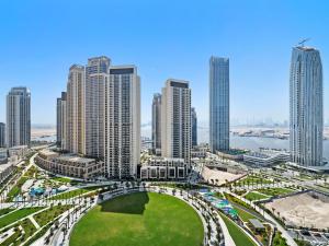 a view of a city with tall buildings at Mesmerizing 2BDR in Creek Harbour HG1-1907 in Dubai