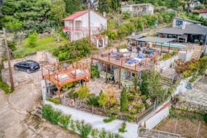 Zahrada ubytování Magical View Studios 1 Asproneri, Kamena Vourla