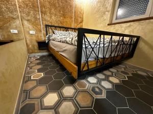 a room with a bunk bed in a room at Vila Argola - Spa Luxury Apartments in Belgrade