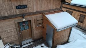 Obiekt Chalet L'Ôbresse zimą