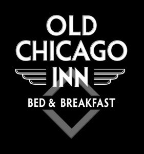 ein Schild, das das alte Chicago Inn Bed & Breakfast liest in der Unterkunft Private room with full size bed in Lakeview - 3c in Chicago