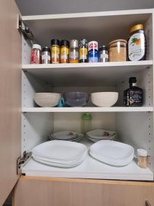 Kuchyň nebo kuchyňský kout v ubytování APARTMENt ANAYA