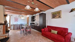 Χώρος καθιστικού στο Il Girasole