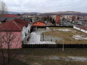 a view from the roof of a building at Munteniei - The Sunset Studio in Hunedoara