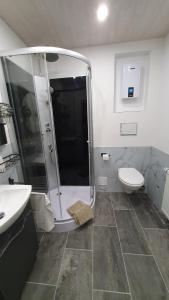 Koupelna v ubytování Ferienwohnung Hofmann + 15 fotografií