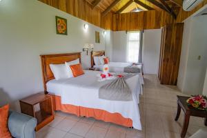 Postel nebo postele na pokoji v ubytování Hotel Campo Verde