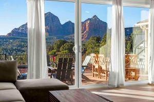 山景或在度假屋看到的山景