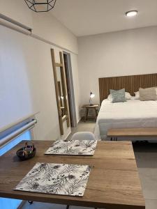 Postel nebo postele na pokoji v ubytování Moderno y Luminoso Monoambiente + 7 fotografií