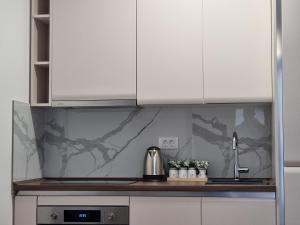 A kitchen or kitchenette at Adriatic Apartments