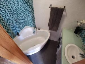 Koupelna v ubytování Like at home Brno - celý byt