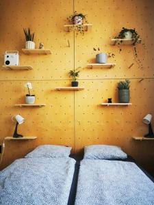 Postel nebo postele na pokoji v ubytování Like at home Brno - celý byt