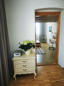TV a/nebo společenská místnost v ubytování Like at home Brno - celý byt