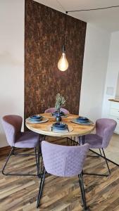 Khu vực ghế ngồi tại Zentrales 2 Raum Apartment