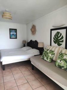 Ένα ή περισσότερα κρεβάτια σε δωμάτιο στο Village Sainte Luce, Martinique - maeva Home - Studio 3 personnes - Prestige MAE-8694