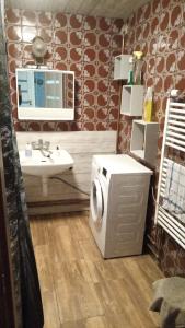 Koupelna v ubytování Apartmány u koní