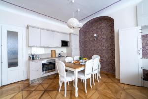 Kuchyň nebo kuchyňský kout v ubytování Extraordinary Prague Apartment + 13 fotografií