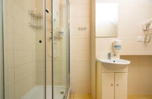 Koupelna v ubytování Wellness Vila Astra