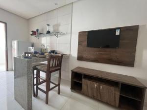 Η κουζίνα ή μικρή κουζίνα στο Bahia Trip Flats