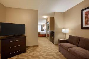 TV a/nebo společenská místnost v ubytování Park Inn by Radisson Toronto-Markham