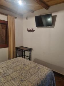 TV a/nebo společenská místnost v ubytování Departamento en la Villa