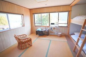 Postel nebo postele na pokoji v ubytování 農家民宿茶の香