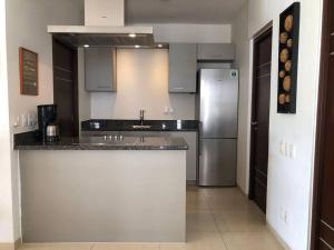 Kuchyň nebo kuchyňský kout v ubytování 1 Room Apartment-Green View 8 + 9 fotografií