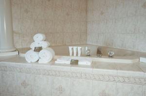 Et badeværelse på Country Inn & Suites by Radisson, Myrtle Beach, SC