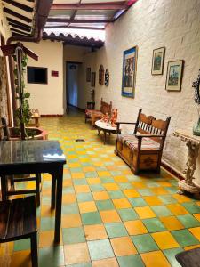 Posezení v ubytování Hotel Casa Solárium Posada