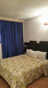 Postel nebo postele na pokoji v ubytování Hotel Estación Guadalajara