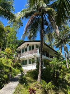 una casa con una palmera delante de ella en Island View Resort Koh Chang en Ko Chang