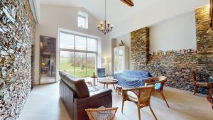 Χώρος καθιστικού στο La Grange des Fragons