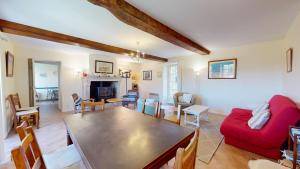 Posezení v ubytování Gite La Dodiniere