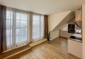 Kuchyň nebo kuchyňský kout v ubytování Apartmány nad Anenským potokem - Říčky
