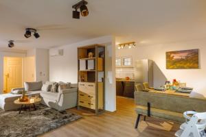 Istumisnurk majutusasutuses Ferienhaus am Wald