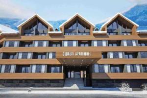 Üldine mäevaade või majutusasutusest New Gudauri, Building: Block 4, Near Gondola ski elevator pildistatud vaade