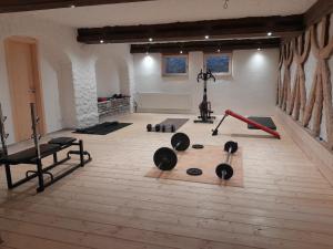 Fitness centrum a/nebo fitness zařízení v ubytování Gästehaus Zunterer
