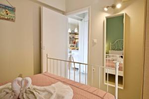 Posteľ alebo postele v izbe v ubytovaní Blue & Green Apartments , Dassia - Corfu 1&2-3&4
