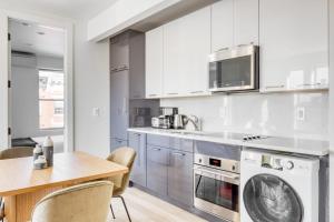 Eldhús eða eldhúskrókur á Boerum Hill 2br w wd nr BK bridge park NYC-718