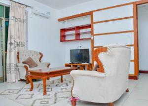 Μια τηλεόραση ή/και κέντρο ψυχαγωγίας στο Jaanst Holiday Homes-Sunset