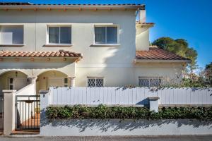 Bygningen som feriehuset ligger i