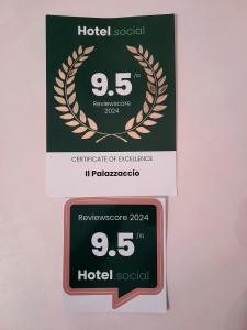 Appartamenti il PALAZZACCIO tanúsítványa, márkajelzése vagy díja